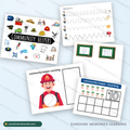 Community Helpers Curriculum: cover and sample lesson pages