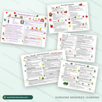 September Newsletter & Lesson Plans: cover and sample pages