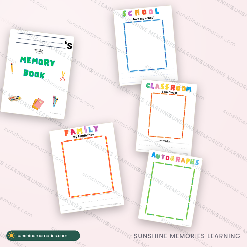 My Memory Book: cover and keepsake pages