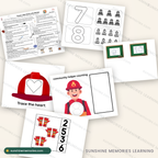 Inside the Community Helpers unit: fire safety, construction, post office and cooking lessons