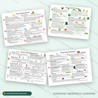 March lesson pages and the family newsletter template