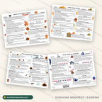 November lesson pages with activities and discussion prompts