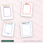 Memory book keepsake pages: autographs, handprint and teacher note
