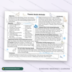 Full sample lesson page from the January Lesson Plans