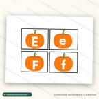Full sample page from the October Pumpkin Learning Pack
