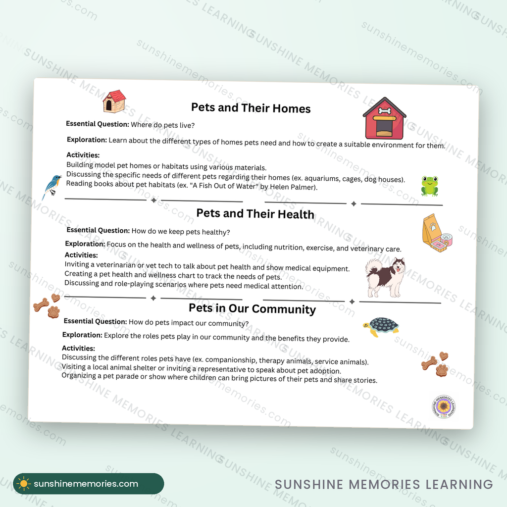 Full sample page from the Creative Curriculum Guides