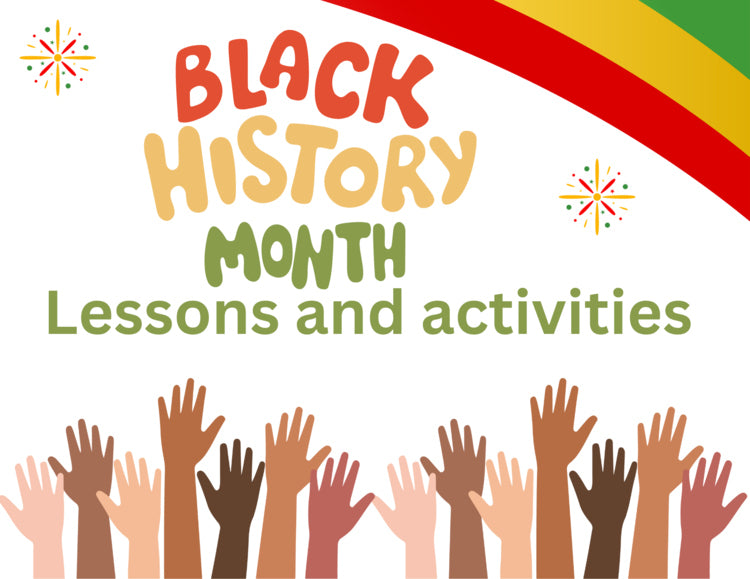 Black History Month celebration lessons: included in the bundle