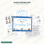 Arctic Animals Unit: 77 pages of lesson plans and printables for PreK and Kindergarten