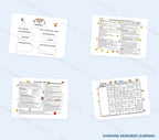 Weekly meal planning chart sample page, CACFP-friendly