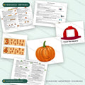 Pages from all five resources in the Complete Preschool Year bundle - 369 pages total