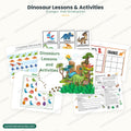 Dinosaur Lessons and Activities: 33 pages of lesson plans and printables for PreK and Kindergarten
