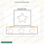 Farm life counting activity worksheet