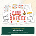 Fire Safety: 54 pages of lessons and activities for PreK and kindergarten
