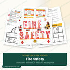 Fire Safety: 54 pages of lessons and activities for PreK and kindergarten