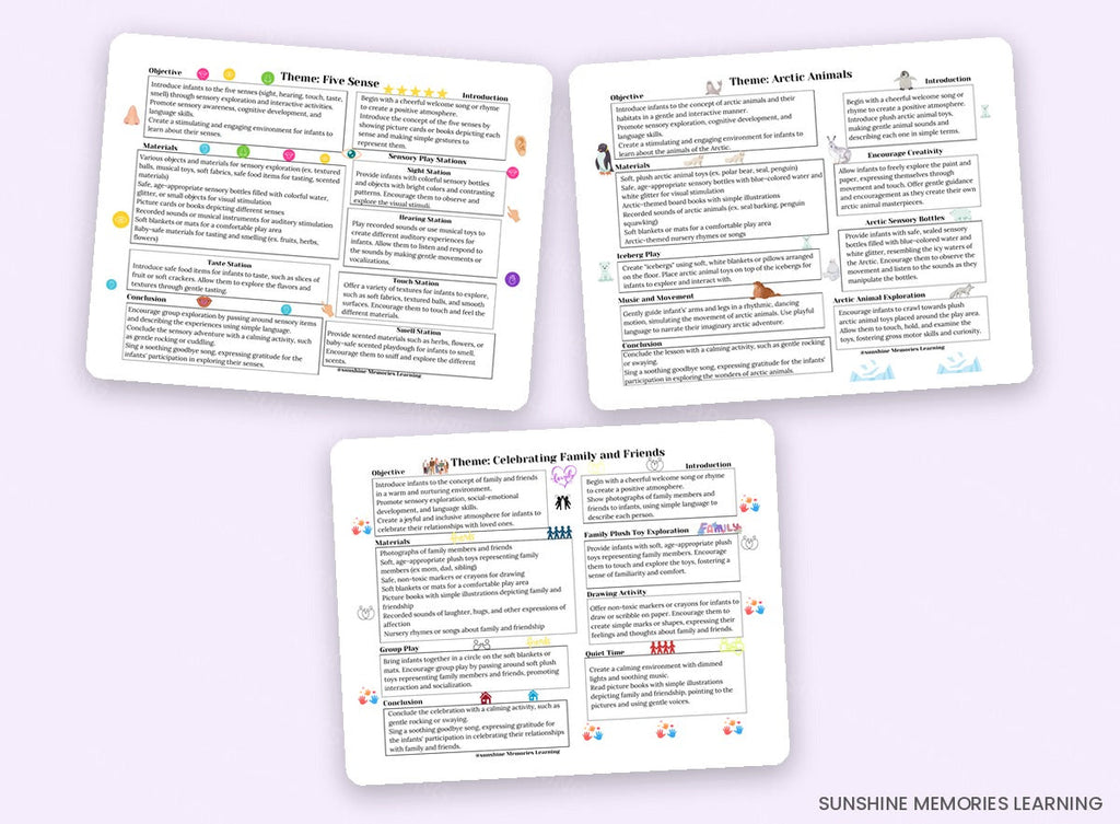 52-Week Infant Curriculum sample pages 2