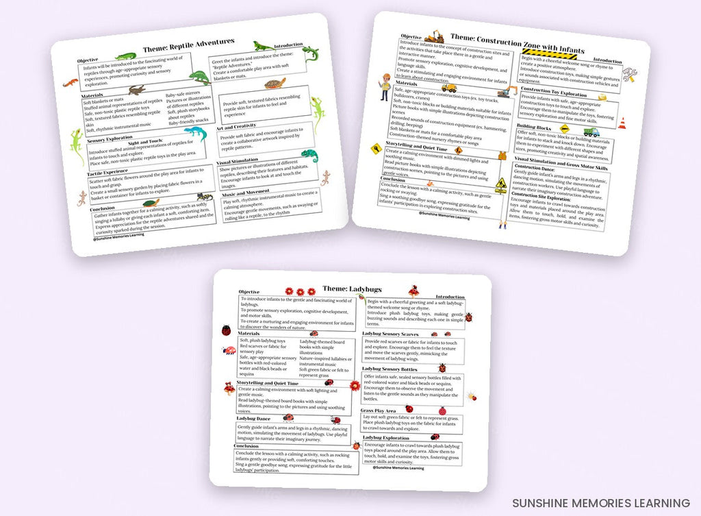 52-Week Infant Curriculum sample pages 3