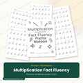 Multiplication Fact Fluency: 66 pages of practice covering the 0 to 11 fact families