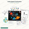 Outer Space Curriculum: 36 pages of weekly plans and printables for PreK and Kindergarten